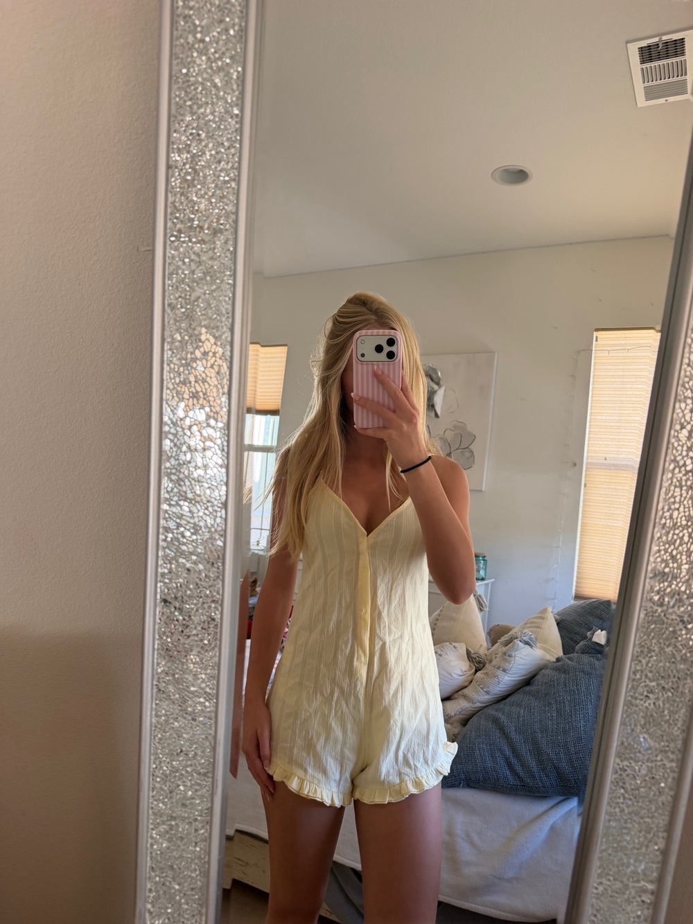 Cotton On Pale Yellow Sheer Cotton Cami